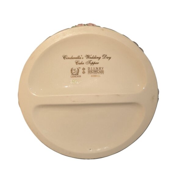 Lenox Disney Showcase Collection Cinderella Wedding Day Cake Topper Porcelain - Picture 10 of 16